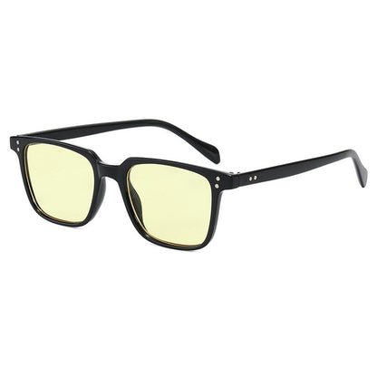 rectangle Rivet Tony Stark Sunglasses women men 2022 brand designer fashion Iron Man Glasses vintage oculos de sol masculino