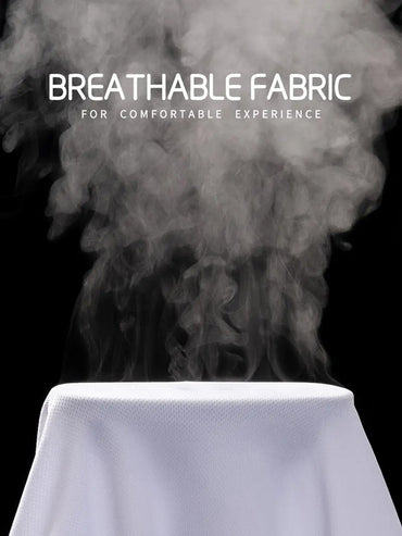 Round Neck T-Shirt 1 Piece White Ultra-Light Men's Quick Drying Breathable Sweat-Absorbent Shirt Suitable for Fitness Gym and Ru