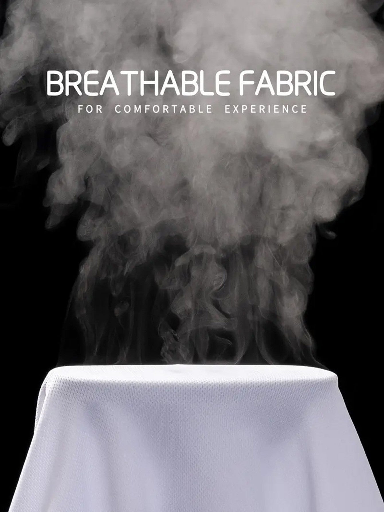 Round Neck T-Shirt 1 Piece White Ultra-Light Men's Quick Drying Breathable Sweat-Absorbent Shirt Suitable for Fitness Gym and Ru