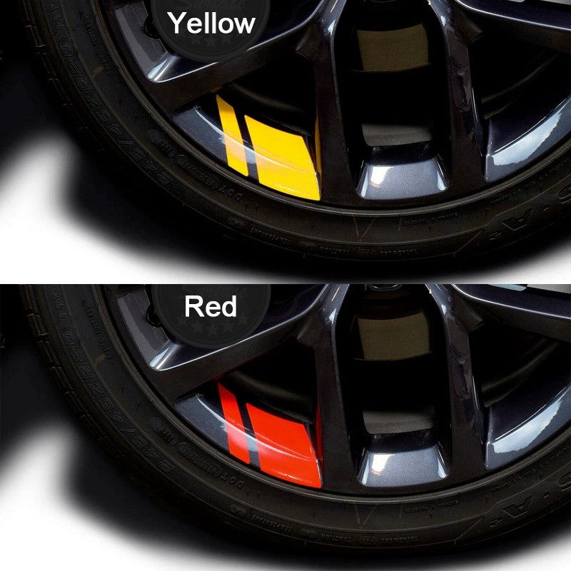 6 Adesivos de Carro Reflexivos para Cubo de Roda Decalques Resistentes Tampa Acessório Exterior Decoração de Carro para Dodge Chrysler Jeep
