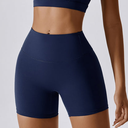 SWELTERING Gym Fitness Shorts Running Cycling Sports Shorts Breathable Workout Short Leggings High Waist Fitness Yoga Shorts