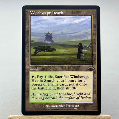 MH3 MH2 HOLO10-03 TCG Cartas Mágicas para Proxy de Jogo Caseiro terreno de busca Marsh Flats a Arid Mesa Misty Rainforest gathering