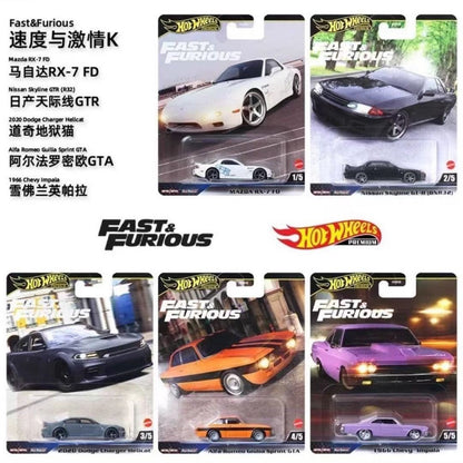 Em Estoque Hot Wheels HNW46 Velozes e Furiosos Série 2025-2026 Carro Mitsubishi 1/64 Modelo Die Cast Surpresa Coleção Carros Brinquedos Modelo