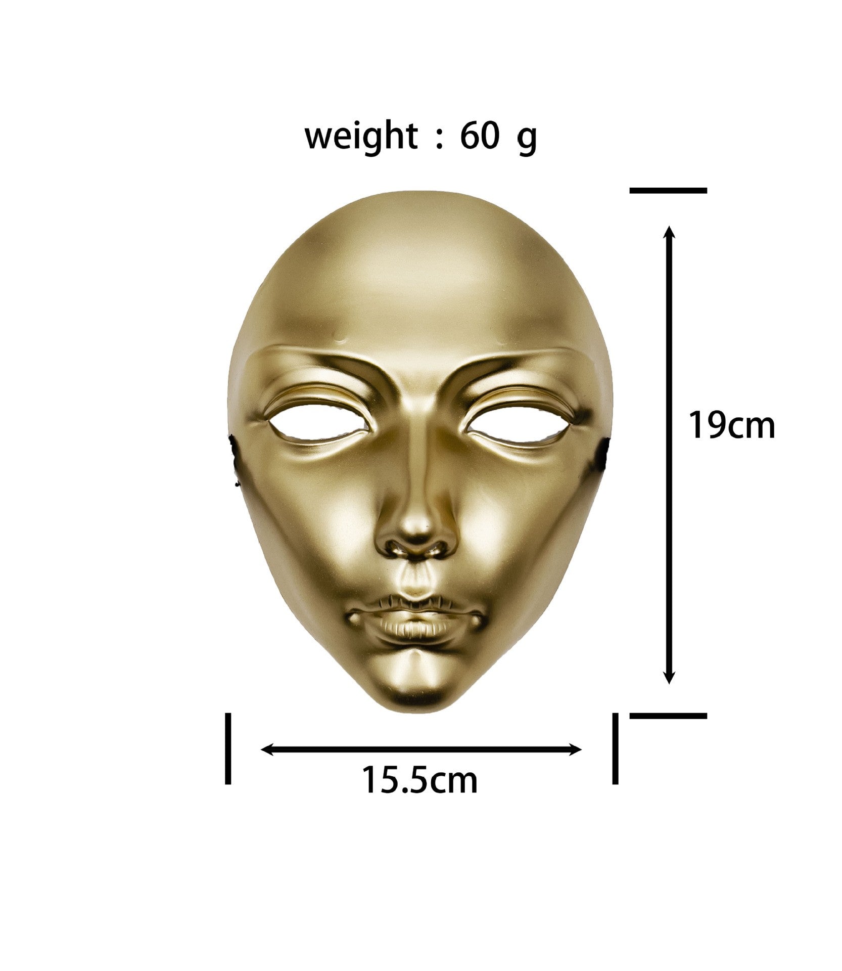 Black White Gold Mask DIY Graffiti Mask