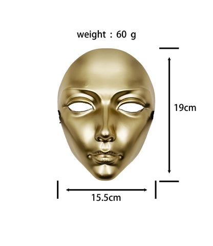 Black White Gold Mask DIY Graffiti Mask
