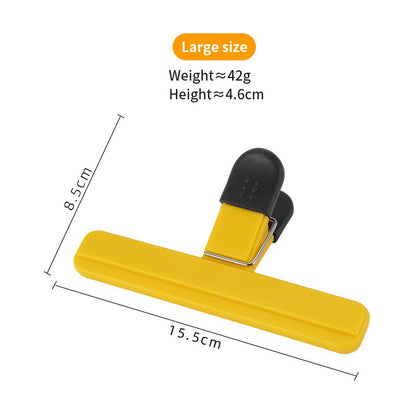 2pcs Portable Sealing Clips for Food Bags Plastic Kitchen Tool Keep Coffee/Bread/Chips/Snacks Fresh
