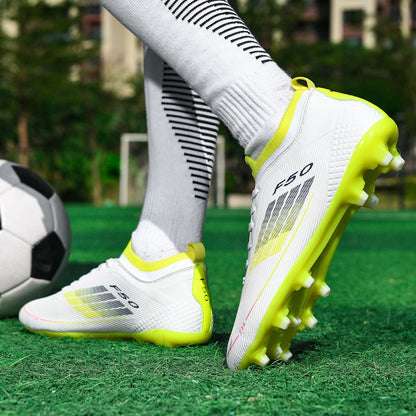 Men Professional Soccer Shoes Society Cleats Outdoor Football Shoes Society Cleats Grass Training Football Field Boots Sneaker
