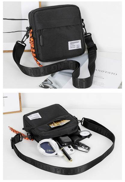 Luxury Brand Casual Mini Crossbody Bag For Phone Bag Men Messenger Bag Male Small Side Shoulder Bag Light Boy Oxford Chest Bag