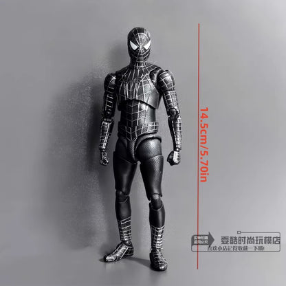 Boneco Articulado Homem-Aranha Versão do Jogo Peter Parker Marvel Legend Spiderman Modelo Anime Colecionável Presente