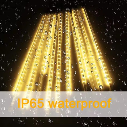 2026 30cm /50cm Waterproof Meteor Shower Rain 8 Tube LED String Lights For Outdoor Holiday Christmas Decoration Tree EU/US Plug