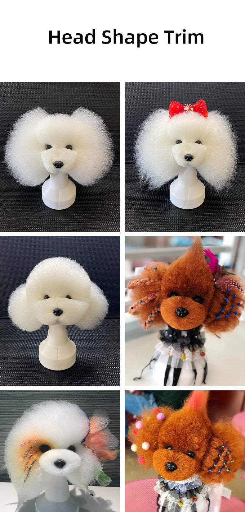 Modelo profissional de cachorro para prática de tosa, esqueleto padrão de cachorro, modelo de simulador de tosa para pets
