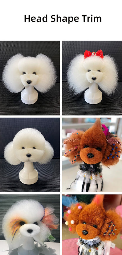 Modelo profissional de cachorro para prática de tosa, esqueleto padrão de cachorro, modelo de simulador de tosa para pets