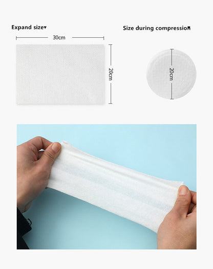Bathroom Compressed Towel Disposable Capsules Towels Magic Face Care Tablet Non Woven Travel Portable Cloth Wipes Paper Tissue