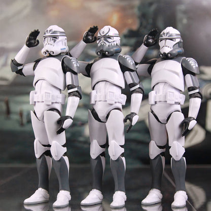 New Body(JOV3.0) - Star Wars 104th Trooper Wolf Pack Boost Sinker Comet Kamino ARC Trooper Grey Team 6" Boneco Articulado Brinquedos de Clone