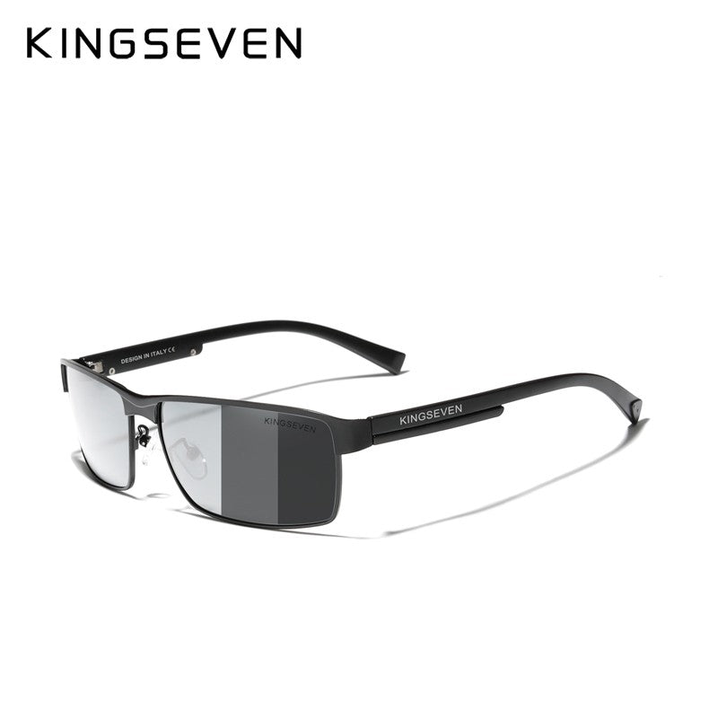 KINGSEVEN New Photochromic Sunglasses Men Chameleon Polarized Pilot Sun Glasses Driving Square Eyewear Men's Sun Glasses Male