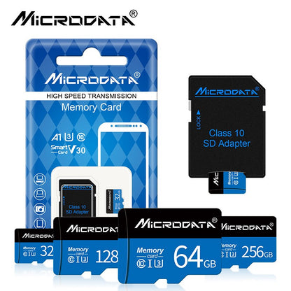 Cartões de memória 4GB 8GB 16GB Micro TF SD de alta velocidade 32GB 64GB classe 10 cartão de memória 128gb 256gb cartão TF para smartphone