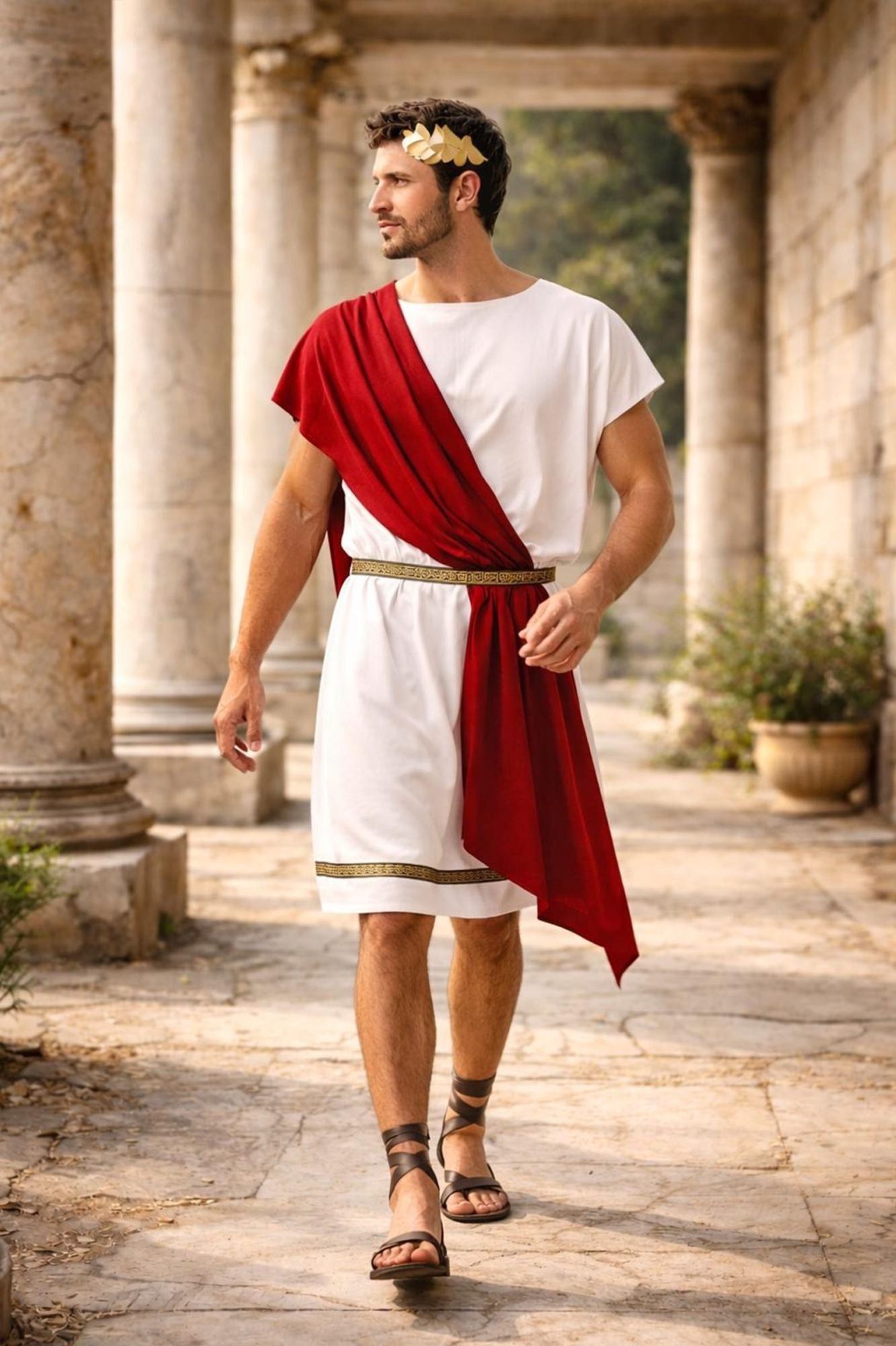 Medieval Men Women Roman Gladiator Costume Adult Ancient Greek Cosplay Halloween Roman Warrior Solider Fancy Dress Carnival