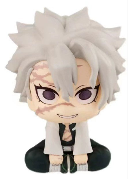 Japão Anime Demon Slayer LK Mitsuri Kanroji Sanemi Shinazugawa Giyuu Tomioka Muichiro Tokito Bonecos de Ação 10cm