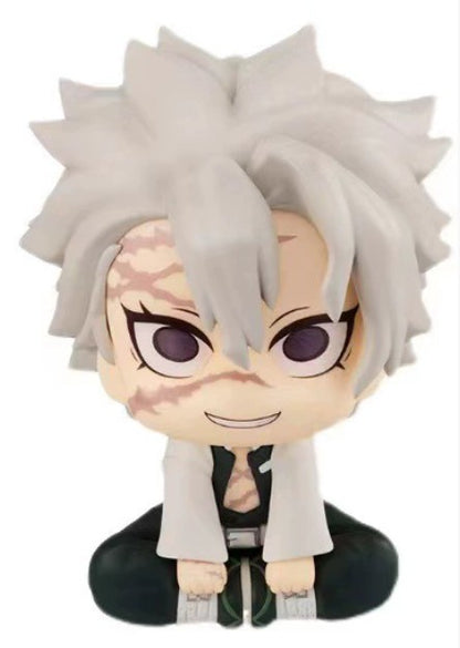 Japão Anime Demon Slayer LK Mitsuri Kanroji Sanemi Shinazugawa Giyuu Tomioka Muichiro Tokito Bonecos de Ação 10cm