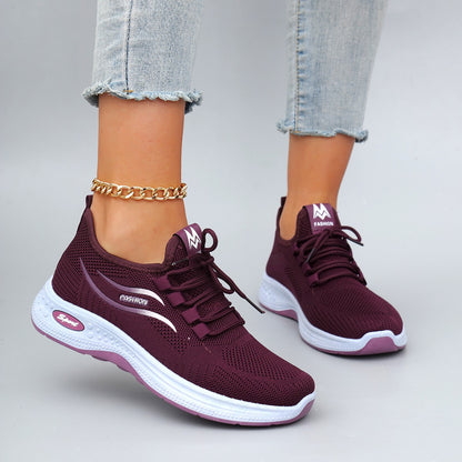 Women's summer breathable mesh flat shoes women's shoes casual sneakers shoes, clearance free shipping