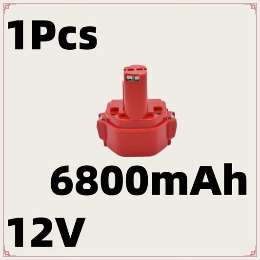 A replaceable nickel battery suitable for Makita electric tools, 12V, 12800mAh, models 1220, 1222, 1235, 1233S, and 6271.