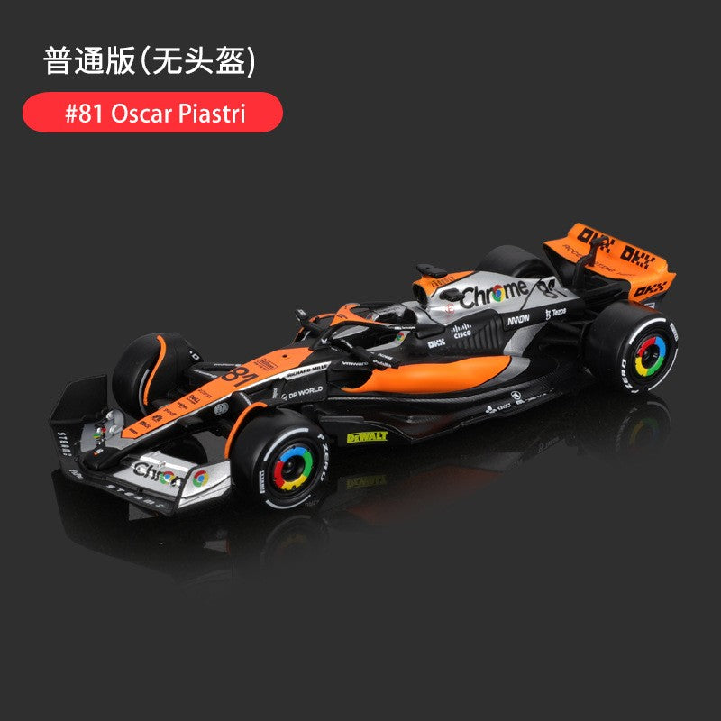 Rb21 Red Bull F1 Japonês Bburago 1:43 Mclaren Mcl39 Miniatura de Liga Diecast Modelo #4 #81 Campeão Mcl38 Miami Gp Mônaco Carro de Brinquedo