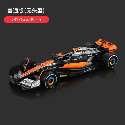 Rb21 Red Bull F1 Japonês Bburago 1:43 Mclaren Mcl39 Miniatura de Liga Diecast Modelo #4 #81 Campeão Mcl38 Miami Gp Mônaco Carro de Brinquedo