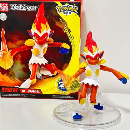 LDCX Mewtwo Charizard Greninja Anime Figure Lucario Infernape Action Figures Movable Model Collection Statue Ornament Toys Gifts