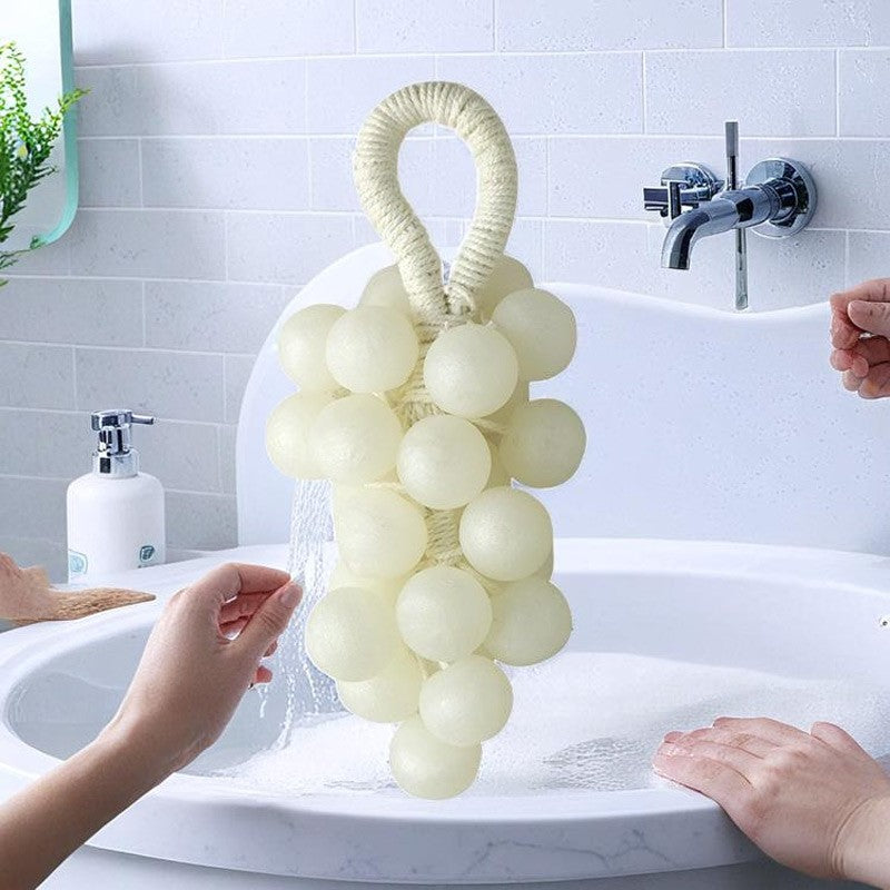 Sabonete Artesanal em Barra, Sabonete em Caixa de Presente com Agrupamento de Uvas Peroladas para Banho e Lavagem e Limpeza e Nutrição, Suave Extrato Vegetal que Remove a Sujeira