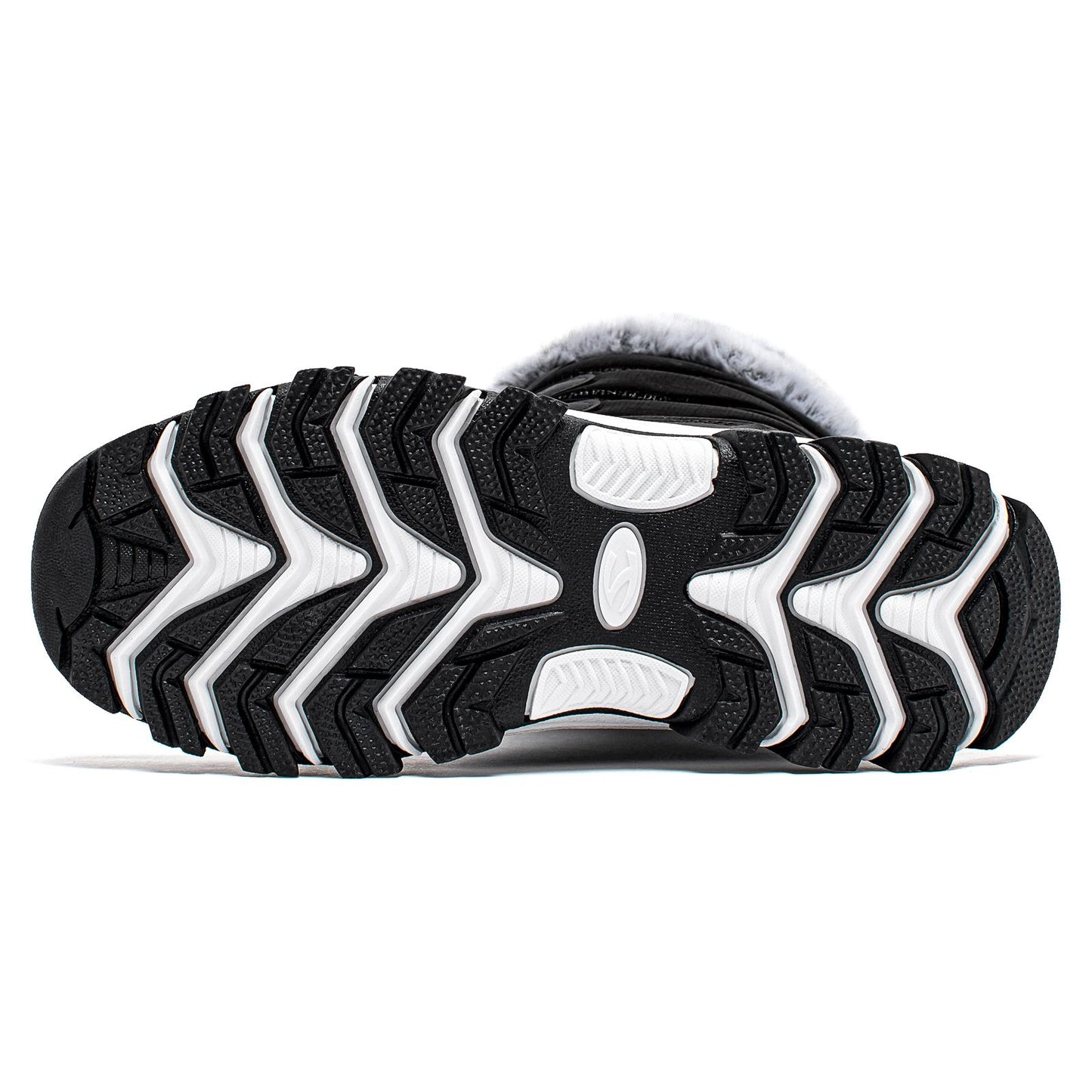 HOBIBEAR Womens Winter Snow Boots Waterproof Outdoor Warm Faux Fur Lined Shoes Non-Slip Lace-Up Boots