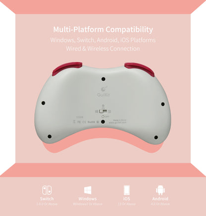 GuliKit NS59 Elves 2 Pro Wireless Gaming Controller with Hall Joystick for Nintendo Switch 1/2/ Android/PC/IOS/Windows Gamepad