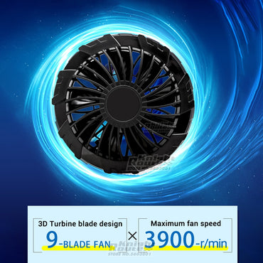 2024 Cool Vest Wearable Cooling Fan Vest Air-conditioned Clothes Cooling 13 Hours for High Temperature Work Fishing Vest Hiking