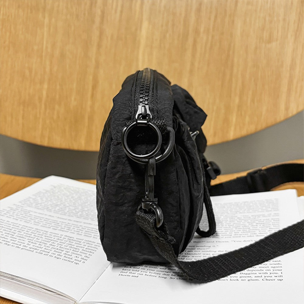 Sports Crossbody Bag, Workwear Style Design, Single Shoulder Bag, Multifunctional Lightweight Chest Bag, Mobile Phone Bag