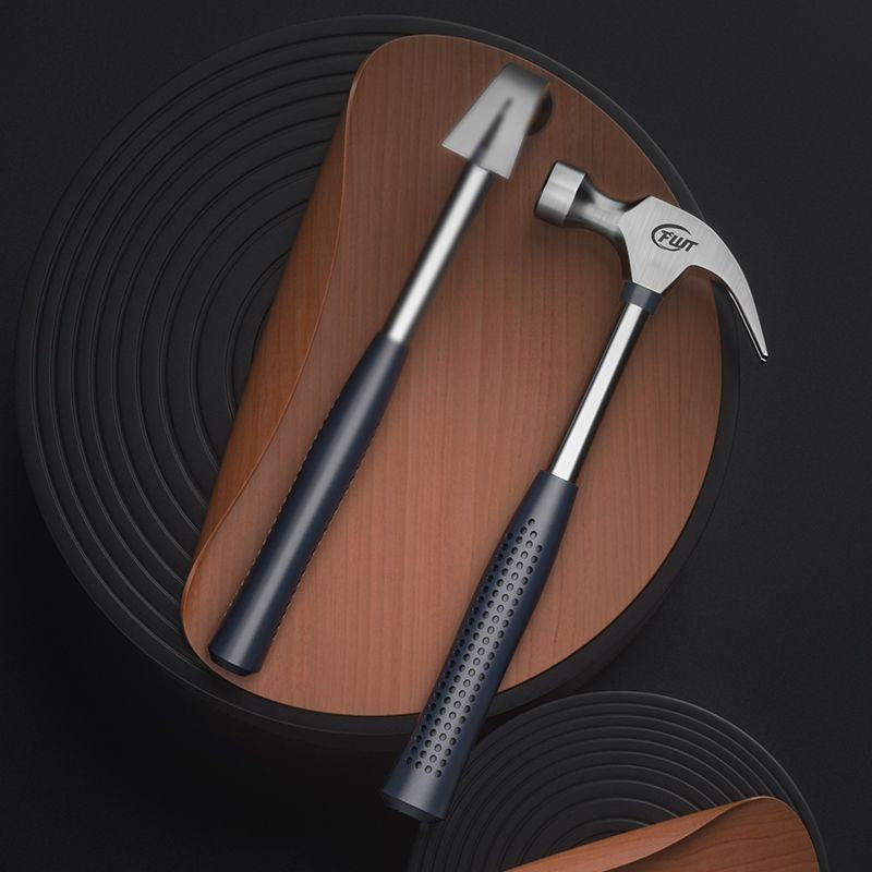 Martelo de Garra com Cabo Antiderrapante, Aço Cromo Vanádio, Ideal para Bricolagem, Decoração, Manutenção e Uso em Emergências