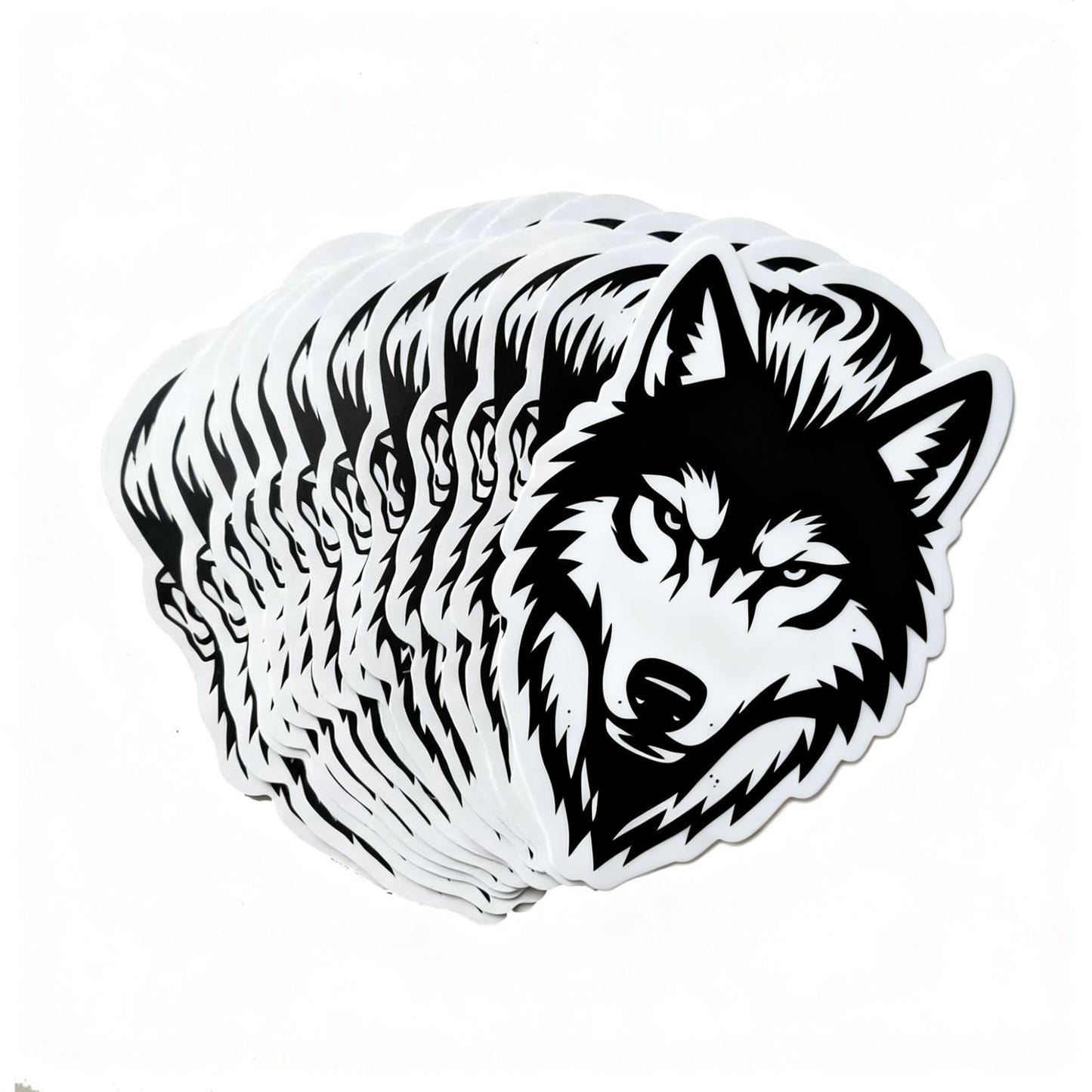 100pcs Custom Stickers PVC Waterproof Die Cut Vinyl Logo Design Brand Laptop Cute Personalized Sticker Glossy Film for Business