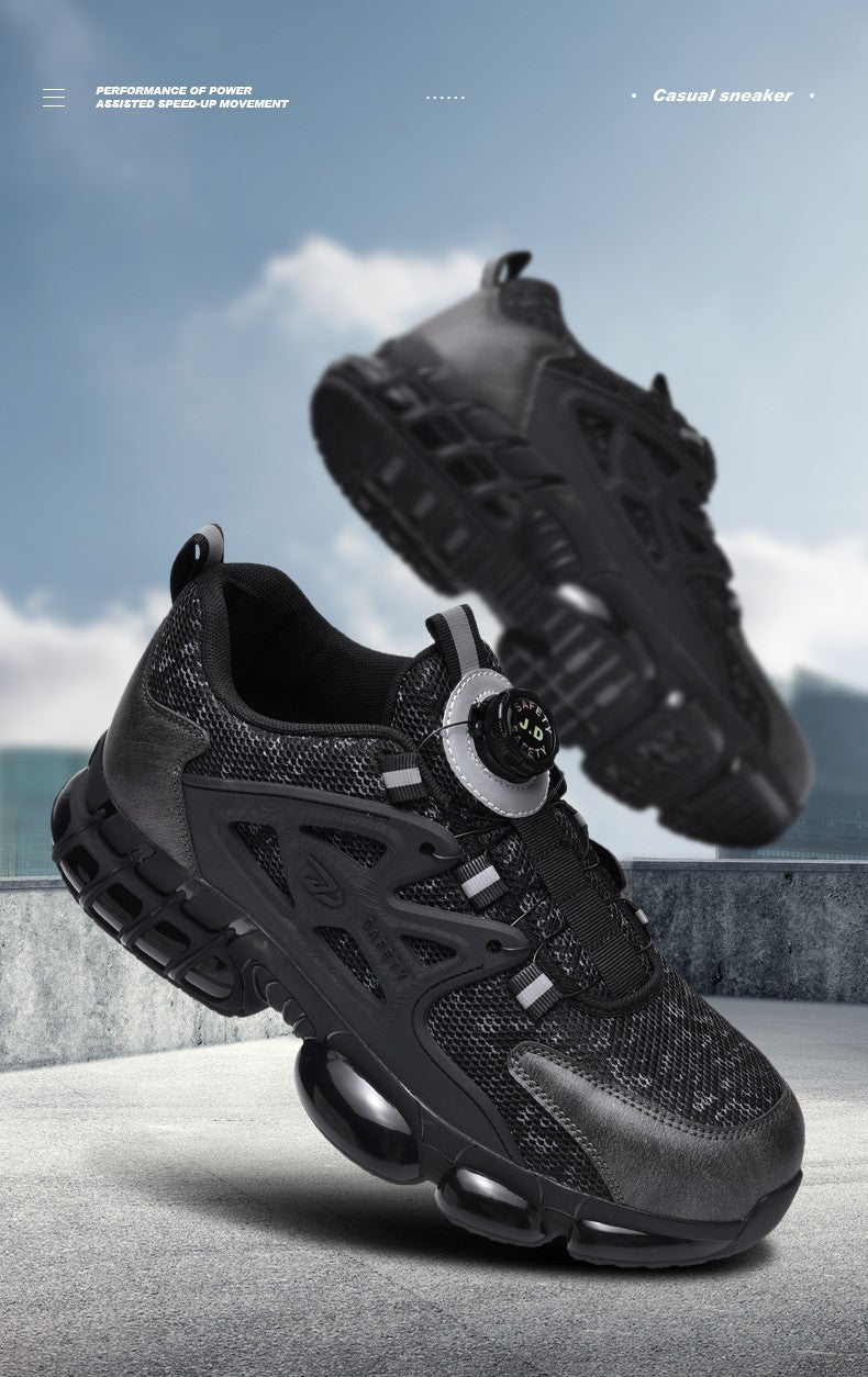 Men's Military Tactical Boots Army Boots Men Side Zipper Military Boots Men Anti-Slip Ankle Boots Work Safety Shoes Hiking Shoe