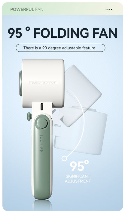 Handheld Turbo Fan, 199 Speed Settings, USB Cooling, Long Battery Life, Quiet And Portable For Outdoor
