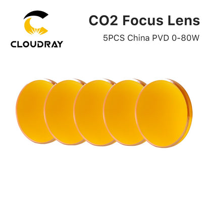 Cloudray 1/5 PEÇAS Lente de Foco CVD ZnSe EUA DIA 12/18/20mm para Máquina de Gravação a Laser CO2 de 0-200W