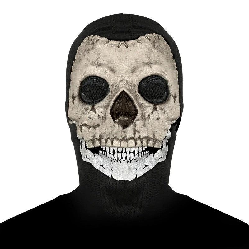 Ghost Skull Head Mask Latex Cod Skeleton Modern Warfare Scary Halloween Cosplay Props Toys for Teen Men Party Decoration