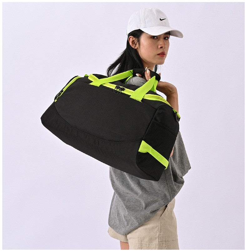 Personalized customized soccer bag logo with dry wet separation handbag luggage sports bag printed with logo pattern