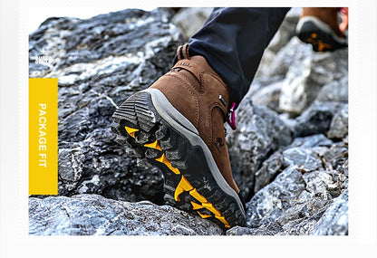 GOLDEN CAMEL Waterproof Hiking Shoes Men and Women Outdoor Anti-Slip Climbing Trekking Shoes for Men 2023 Leather Hiking Boots