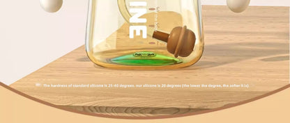 300ML PPSUTemperature-Sensitive Anti-Flatulence Feeding Bottle Baby Straw Cup Drop-Resistant Direct Drink No-Spill Cup1-3Weaning