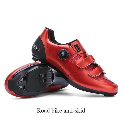 Women Road Cycling Shoes Wear-resistant Bicycle Shoes with Locking Plate Men's Non-slip Outdoor Cycling Sneakers