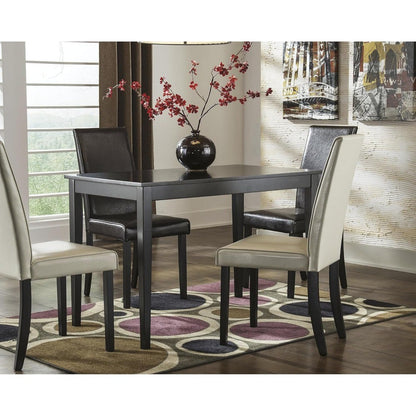 Ashley Kimonte Signature Rectangular Black Dining Table