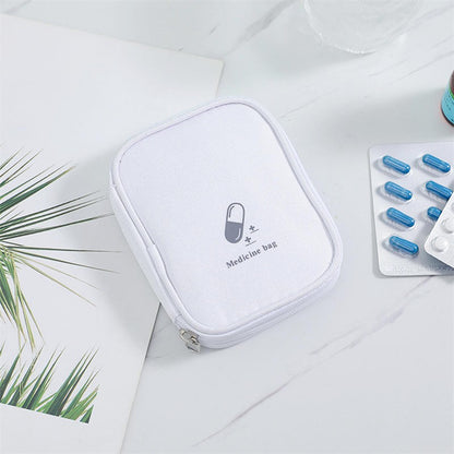 Portable First Aid Medical Kit Travel Outdoor Camping Emergency Medicine Storage Bag Travel Mini  Pouch Organizer Pill Case