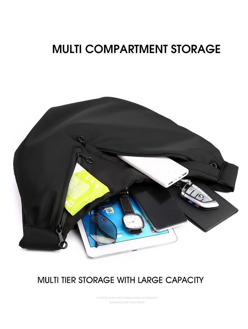Waterproof Men Travel Handbag Large Capacity Messenger Bag Unisex Crossbody Nylon Shoulder Bag Luxury Crossbody Bags for Men