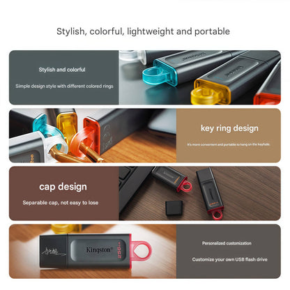 Kingston genuine USB flash drive, high-speed car dashcam, mobile phone/computer, student DIY