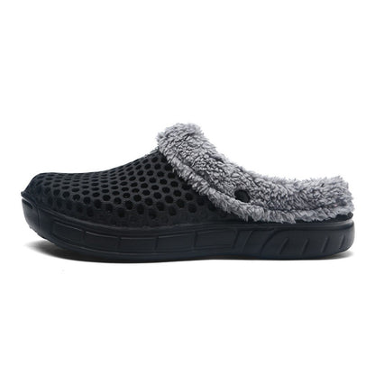 Winter Slippers Men Women Indoor Warm Shoes Non Slip Cotton Pantoffels Casual Clogs Slip on House Floor Slippers for Men