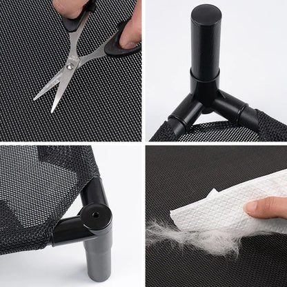 Cama Resfriadora Elevada para Cães, Respirável para Verão, Uso Interno/Externo, Acampamento, Cama Elevada Removível para Animais de Estimação, Suprimentos para Canil