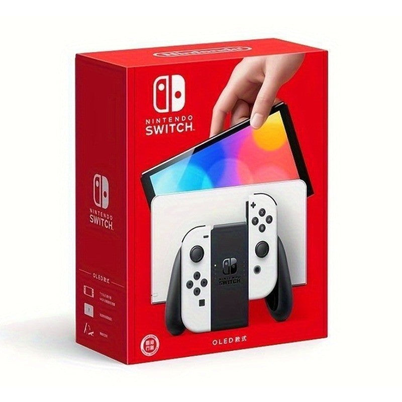 Gaming Console - Nintendo Switch OLED with White and Black Joy-Con